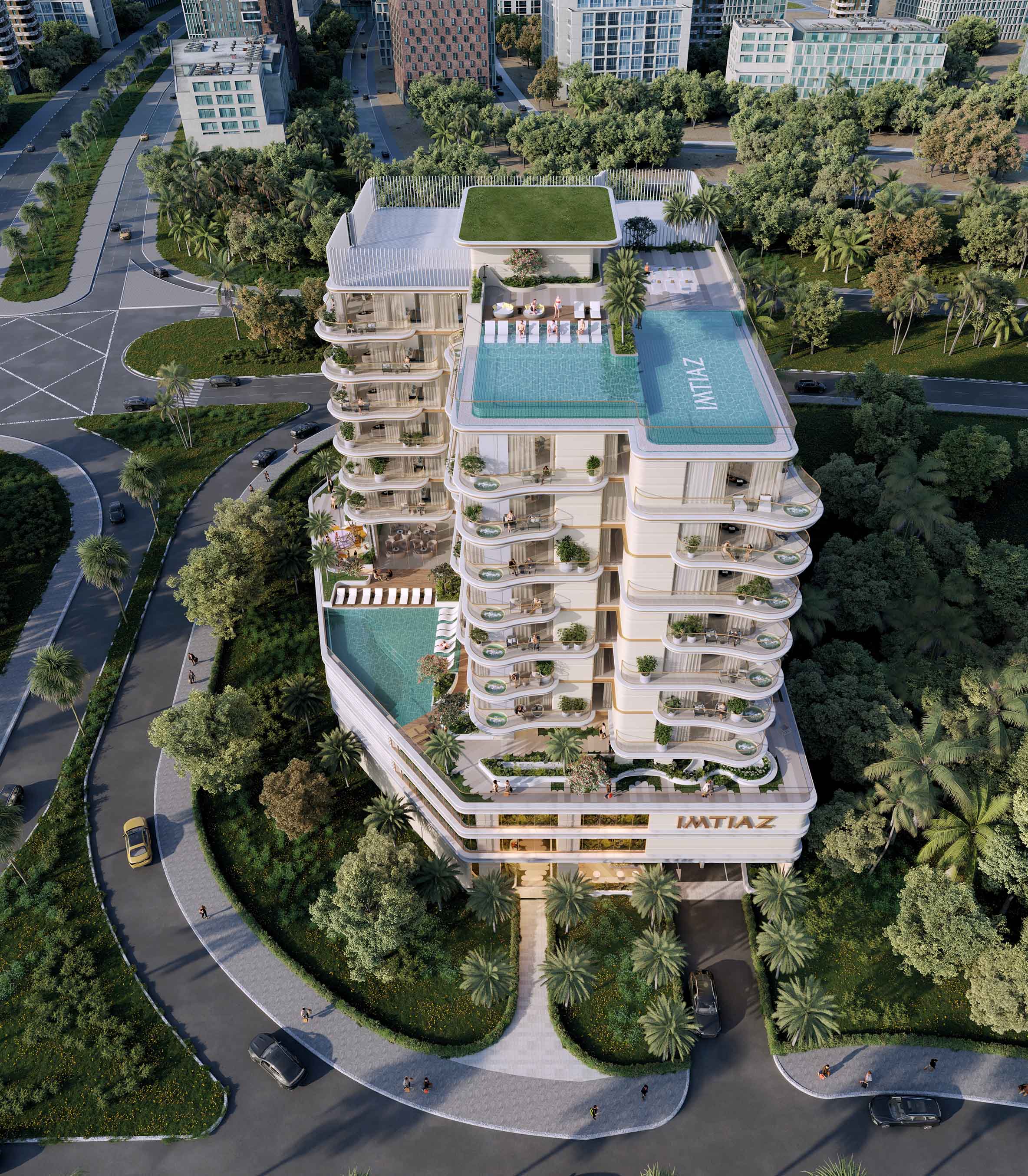 Interior ceiling works at Beach Walk Residence