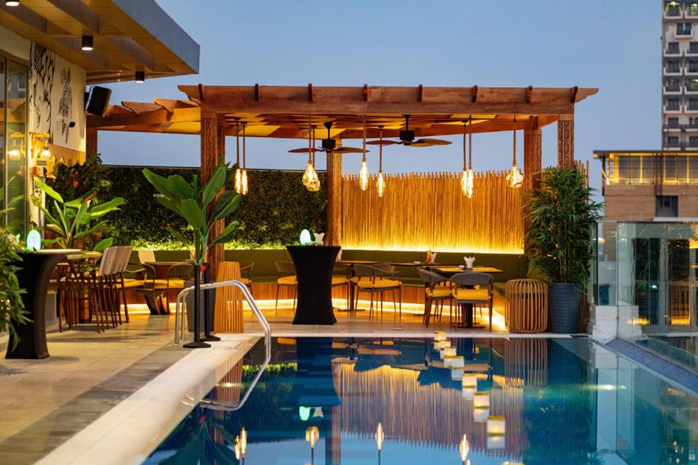 Public area porcelain and sanitary ware details